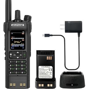 BAOFENG DM-32 DMR Radio 10W High Power Walkia Talkie GPS/APRS Two Way Raido USB-C Charging Multi-Band FM/AM Wakkie Talkie DM32