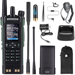BAOFENG UV-32 UV32 10W Ham 2 Way Radio GPS One-Key Frequency Matching Writing Frequency APP Satellite Positioning Type-C UV32(1PC) (1)