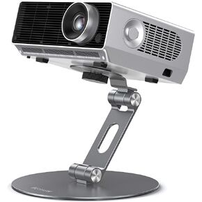 BESIGN PS01 Projector Foldable Mount Stand, Angle Adjustable Projector Stand with 1/4 inch Mounting Screw