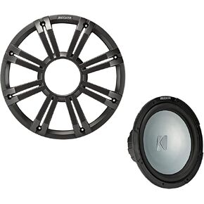 Kicker 45KMF104 10 Inch LED Marine Subwoofer in Charcoal 4 Ohm Each (FreeAir)