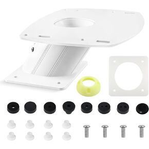 APT-F-150-01 Aluminum Radar Mount 6" Forward Leaning Compatible with Garmin Raymarine Simrad Radomes
