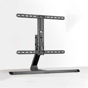 Universal TV Stand Universal TV Base Desktop Height-Adjustable TV Stand 37"-75" Metal TV Rotating Bracket Holds Up to 88lbs Max 600x400mm Wall Mounted TV,