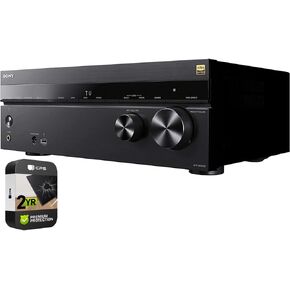 Sony STR-AN1000 7.2 Channel Home Theater 8K A/V Receiver (Renewed) Bundle with 2 YR CPS Enhanced Protection Pack