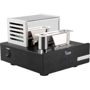 YAQIN MS-23B MM Phono Tube Amplifier Turntable Preamplifier with Tube Preamp, Compatible with Vinyl Turntables (RIAA), Featuring Premium Components for Superior Acoustic Performance