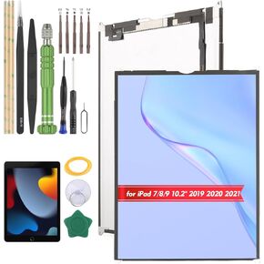 for iPad 7th 8th 9th Gen 10.2'' LCD Display Replacement for iPad A2197 A2198 A2200 A2270 A2428 A2429 A2430 A2602 A2603 A2604 A2605 Screen Assembly Repair Kit(Not Include Touch Screen)