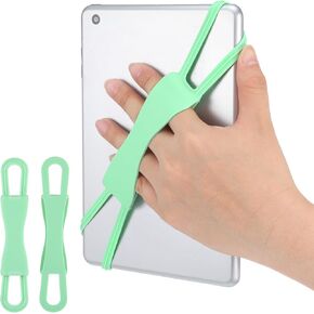 2 PCS Comfortable Hand Strap for Tablets One-Handed Grip Secure and Lightweight Grip Holder High-Elasticity Versatile Hand Strap for 4.7-8" Tablet