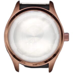 40mm Men's Watches Case Parts Compatible With Seiko Nh35 Nh36 Dial Movement Stainless Steel Brushed And Polished 100m Waterproof Accessory watch case