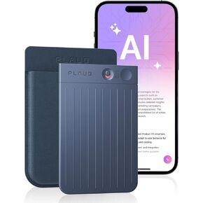 AI Voice Recorder, PLAUD Note AI Note Taking Device, Transcribe & Summarize, Support 112 Languages, 64GB Navy Blue Digital Audio Recorder for Lectures, Meetings, Calls, with Magnetic Dark Blue Case
