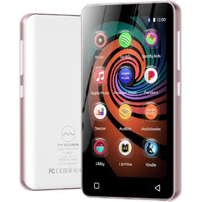 مشغل MP3 بسعة 160 جيجابايت مع Bluetooth و WiFi ، مشغل موسيقى innioasis مع Spotify ، Pandora ، Amazon Music ، 4 "شاشة تعمل بنظام Android MP3 MP3 للأطفال مع Libby ، Audible ، Spotify Kids (Purple)