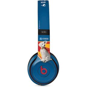 Skinit Decal Audio Skin Compatible with Beats Solo 3 Wireless - Officially Licensed DC Comics Superman Logo Background Pattern Design