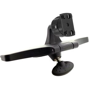 4 Tab Lock Adapter CD Slot GPS Mount for Carplay Screen, 4-Button Lock Compatible with 7-10.26 Inch Portable Monitor Cell Phone Backup Camera Car Auto Stereo GPS (Compatible with 17mm Ball mounting)