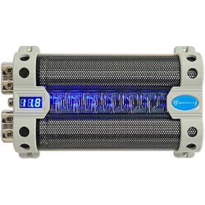 Rockville RFC50F 50 Farad Capacitor Blue Voltage Display