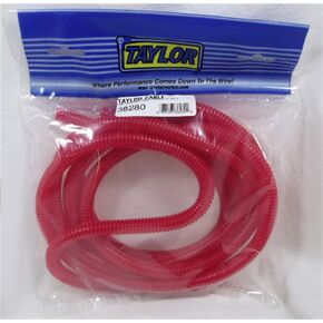Taylor Cable 38280 Red Convoluted Tubing