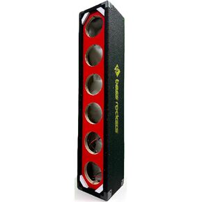Bass Rockers 6 Tweeter Array Box Enclosure for 4" Tweeters or Speakers for Xtreme Durable Strong Wood Subwoofer Boxes Color Carpet Chuchera Horn Brazilian Style