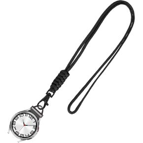 قلادة متوافقة مع Samsung Galaxy Watch 7 Band/Fe 6 5 4 40mm 44mm/Galaxy Watchs 6/4 Classic 47mm 43mm 46mm 42mm/Watch 5 Pro 45mm Necklace Clip Pendent