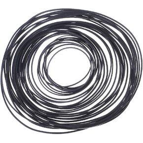 40-100mm Flat Drive Belt Turntable Rubber Belt Replacement Fits for LP Record Player Phono Belt-Driven Turntables