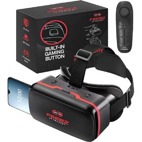 FEEBZ 3D VR Headset for Kids 2.0 - for iPhone & Android Phones | with 3D VR Videos & Apps Links | Virtual Reality Goggles Set for Beginners