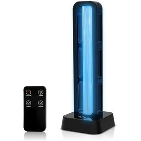 39W UV Light Sanitizer with Remote Control and 3 Timers – Ozone Free Home Disinfection Device, Kills Germs, Viruses, Mold and Dust Mites – Whole Room Ultraviolet Light for Home and Office