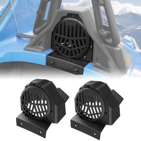 6.5" Rear Speaker Enclosures Pods for Polaris Slingshot, UTV Surround Rear Seat Speaker Mount Brackets for Polaris Slingshot S SL SLR R LE 2015-2025 Accessories (Speakers Not Included)