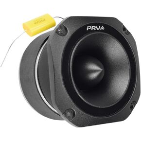 PRV AUDIO TW700Ti Black 4 Inch Titanium Bullet Tweeter TW700Ti 240 Watts, 8 Ohm Super Tweeter, Built-in Capacitor Pro Audio High Frequency Driver (2 Tweeters)