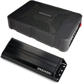 Kicker HS8 Enclosure and PXA3004 Amplifier Bundle