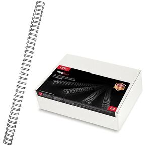 GBC WireBind Binding Wires, 5 mm, 35 Sheet Capacity, A4, Black, Pack of 100, 47900E