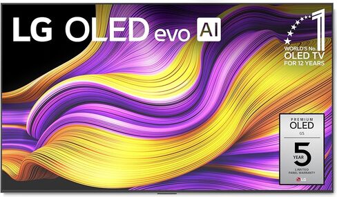 LG 65 بوصة فئة OLED EVO AI 4K G5 Series Smart TV W/Dolby Atmos ، Dolby Vision ، HDR10 ، AI Super Super Audscaling 4K ، Movidmaker Mode ، Wow Orchestra ، Alexa Breadist (OLED65G5WUA ، 2025) in Saudi Arabia