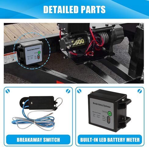مجموعة جاك بوس المقطورة القابلة للفصل، نظام تحكم اختبار LED، عالمي لفرامل السيارات المقطورة in Kuwait