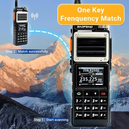 Baofeng UV-25 Pro 10W Radio Hight Duty Handheld Tri Band Baofeng Radio Radio Tri Band Band Band Ham Radios 999Ch 5200mah Batterytype-C شحن UHF VHF MW in Kuwait