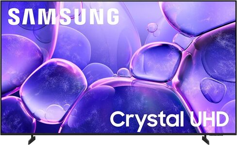 Samsung 55-Inch Class Crystal UHD U8000F 4K Smart TV (2025 Model) Endless Free Content, Processor, MetalStream Design, Knox Security, Compatible with Alexa in Kuwait