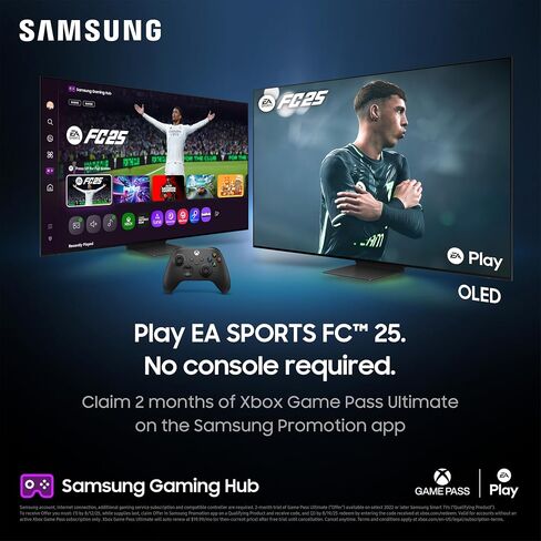 Samsung 55-Inch Class Crystal UHD U8000F 4K Smart TV (2025 Model) Endless Free Content, Processor, MetalStream Design, Knox Security, Compatible with Alexa in Kuwait