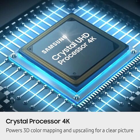 Samsung 55-Inch Class Crystal UHD U8000F 4K Smart TV (2025 Model) Endless Free Content, Processor, MetalStream Design, Knox Security, Compatible with Alexa in Kuwait