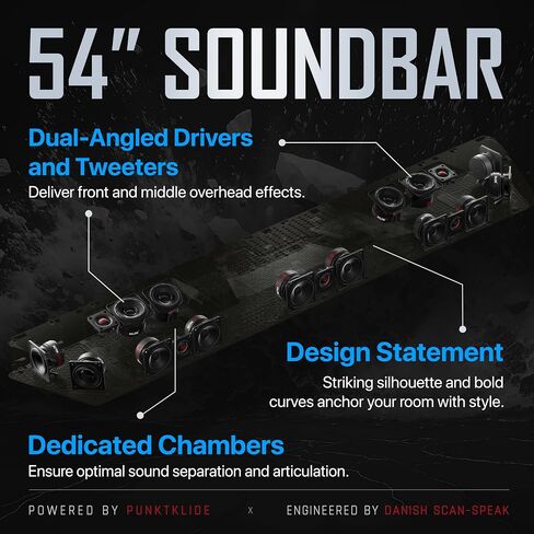 Shockwafe 9.2.4 Dolby Atmos/DTSX Surround Soundbar Sys-Dual 10" Subs*1300W in Kuwait