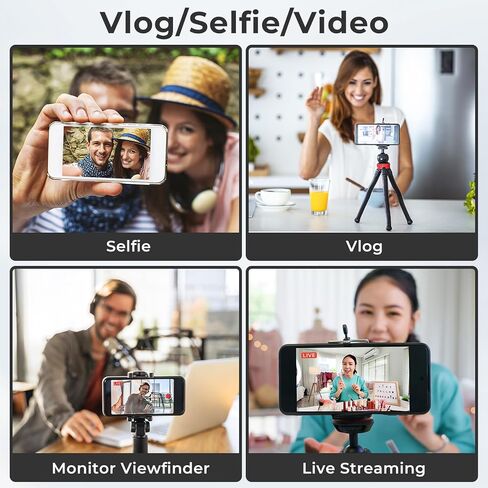 شاشة شاشة شاشة Selfie اللاسلكية لـ iPhone & Android ، شاشة Selfie Magnetic Phone 1800mAh مع شاشة Selfie Magnetic مع Bluetooth عن بعد ، سطوع 3 مستويات ، نسبة لاسلكية للكاميرا الخلفية Tiktok Live No Delay Gray in Saudi Arabia