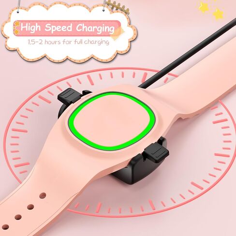 3 حزمة متوافقة مع Magic Band Plus Charger & 6 Back Locks ، شاحن بديل 3.3 قدم متوافق فقط مع Disney-Magic Band+، حماة مقاطع أمان متعددة الألوان in Kuwait