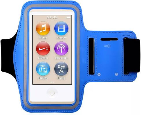 Premium Water Resistant Gym Sports Workout Wrist Band Strap Armband Case for Apple iPod Nano 7th 8th Generation (Purple) in Kuwait