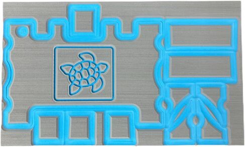 | Turtlebox Seadek Pads | يناسب نماذج Gen 2 و Gen 3 | تصميم السلاحف المخصصة | دعم لاصق | ملحقات مكبر الصوت Turtlebox | موكا/أسود in Kuwait