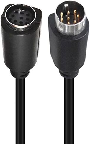 Seadream Mini Din 8 Pin Male to Female Extension Cable Mini Din 8 Core Audio/Video Extension Cable (10FT) in Saudi Arabia