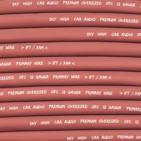 Sky High Car Audio OFC 12 Gauge Primary Wire 100ft (Purple) in Saudi Arabia