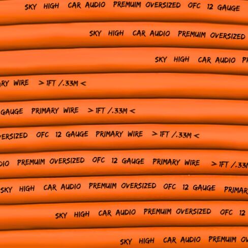 Sky High Car Audio OFC 12 Gauge Primary Wire 100ft (Purple) in Saudi Arabia