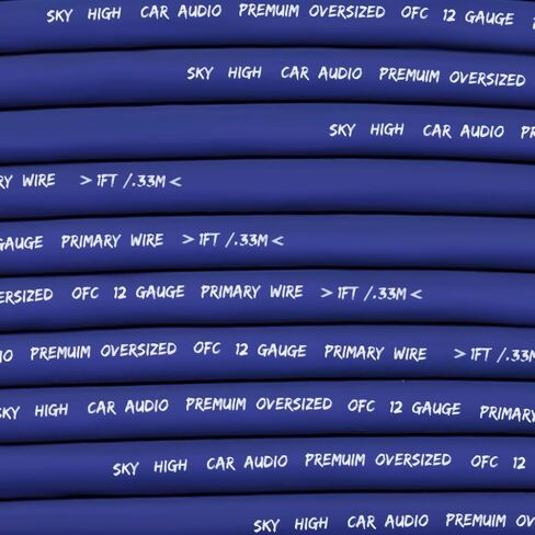 Sky High Car Audio OFC 12 Gauge Primary Wire 100ft (Purple) in Saudi Arabia