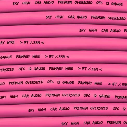 Sky High Car Audio OFC 12 Gauge Primary Wire 100ft (Purple) in Saudi Arabia