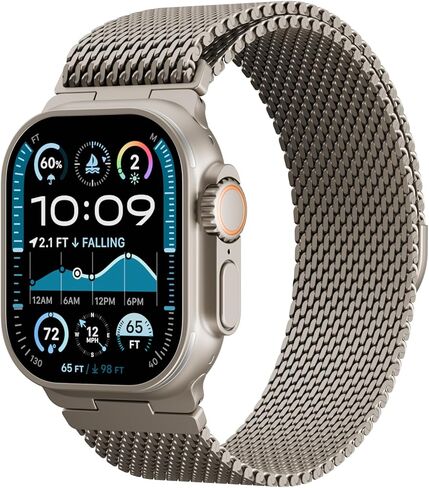 Milanese Mesh Loop متوافق مع Apple Watch Band Ultra 2/Ultra 49mm 46mm 45mm 44mm Men ، فرقة بديلة للتنفس لسلسلة Iwatch SE 10/9/8/7/6/5/4 in Kuwait