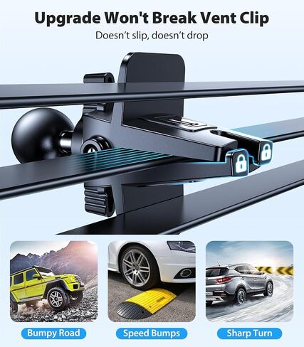 Magseed for Magsafe Car Mount [أقوى قوة مغناطيس] حامل هاتف مغناطيسي للسيارة تنفيس 360 حامل هاتف مغناطيسي قابل للتعديل لأجهزة iPhone 16 Pro Max 15 14 13 12 Plus Mini in Kuwait