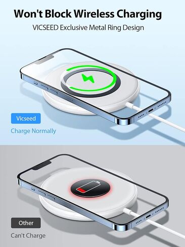 Magseed for Magsafe Car Mount [أقوى قوة مغناطيس] حامل هاتف مغناطيسي للسيارة تنفيس 360 حامل هاتف مغناطيسي قابل للتعديل لأجهزة iPhone 16 Pro Max 15 14 13 12 Plus Mini in Kuwait
