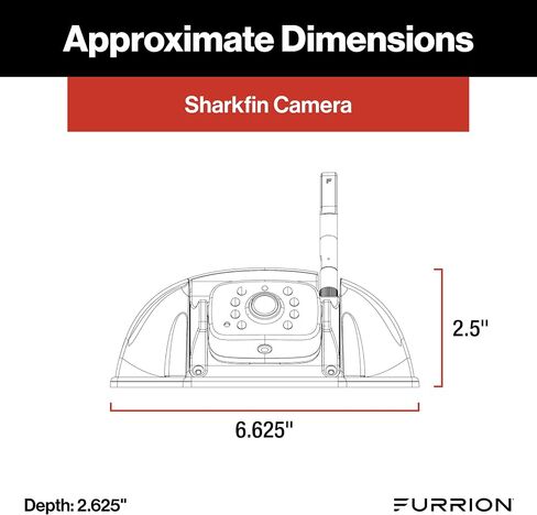 نظام مراقبة Furrion Vision S+ RV مع شاشة 7 بوصة ، شاركفين ، رؤية ليلية بالأشعة تحت الحمراء ، البث المباشر ، زاوية عرض واسعة - FOS7HTASF in Kuwait