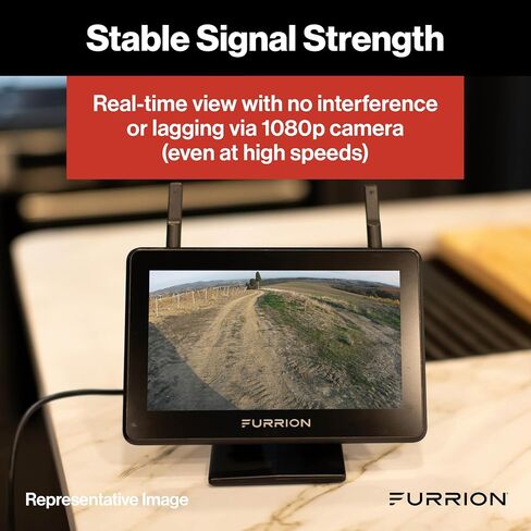 نظام مراقبة Furrion Vision S+ RV مع شاشة 7 بوصة ، شاركفين ، رؤية ليلية بالأشعة تحت الحمراء ، البث المباشر ، زاوية عرض واسعة - FOS7HTASF in Kuwait