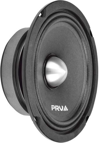 PRV Audio 2x 6mr250b-4 Slim Midrange 6.5 "مكبرات صوت ضحلة 250 واط 4 أوم ، مكبرات الصوت الرصاصة الصوتية النحيفة Mount Car للأبواب مع حبل واحد حصري (2 مكبرات صوت) in Kuwait