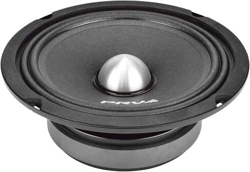 PRV Audio 2x 6mr250b-4 Slim Midrange 6.5 "مكبرات صوت ضحلة 250 واط 4 أوم ، مكبرات الصوت الرصاصة الصوتية النحيفة Mount Car للأبواب مع حبل واحد حصري (2 مكبرات صوت) in Kuwait
