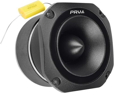 PRV AUDIO TW700Ti Black 4 Inch Titanium Bullet Tweeter TW700Ti 240 Watts, 8 Ohm Super Tweeter, Built-in Capacitor Pro Audio High Frequency Driver (2 Tweeters) in Saudi Arabia